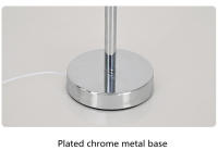 Lámpara De Mesa De Vidrio Macaron Con Iluminación Dimmable Tricolor Protección Para Los Ojos Para Decoración De Dormitorio Y Sala De Estar Moderno - details 15