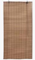 Persianas enrollables de bambú marrón 120x220 cm - details 0