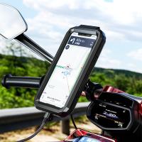Estuche Impermeable Para Móvil Soporte De Bicicleta Y Motocicleta Para Teléfonos Móviles De 4.7-6.8 Pulgadas Instalación En Manillar Antichoque Y Anti Caída - details 5