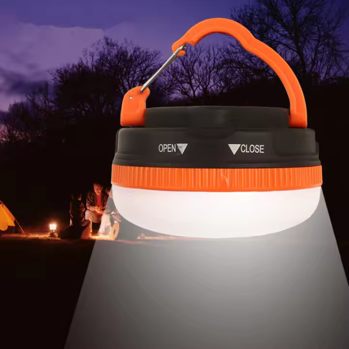 Lámpara Portátil LED Para Camping Y Viajes Con 5 Modos Y Gancho Retractil Iluminación Exterior Para Tienda De Campaña Y Emergencias En El Hogar - 1