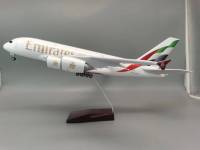 Modelo De Avión Airbus A380 UAE/Emirates Juguete Grande De 18 Pulgadas Escala 1/160 Con Base Kit De Modelismo Aeronáutico - details 6