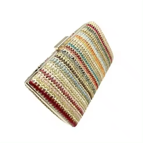 BOLSOS DE COLORES ESTILO RAFIA PARA BODA Y BAUTIZO IDEAL PARA EL VERANO - 1