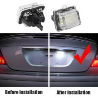 Lámparas LED Para Placa De Matrícula 2X Accesorios Externos Para Mercedes Benz W204 S204 W212 S212 C207 A207 W221 C E S Clase Luz 12V 5W T10 Interfaz - details 4