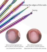 30Pcs Bits De Uñas Para Broca De Uñas Cerámica Diamante Cutícula Efile Carburo Eliminador Para Manicura Y Pedicura De Acrílico Gel En Salón O Hogar - details 18
