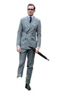 Traje De Novio De Moda Para Hombre 2 Piezas Gris a Cuadros Traje De Negocios Chaleco Slim Fit Pantalones Conjunto Para Bodas Y Uso Diario - details 1