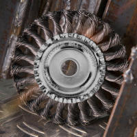 Disc De Trimmer De Hierba 4/5 Pulgadas Ruedas De Acero Inoxidable Para Limpieza Y Pulido Con Placa De Fijación Integrada Piezas De Repuesto Para Motosierra - details 3