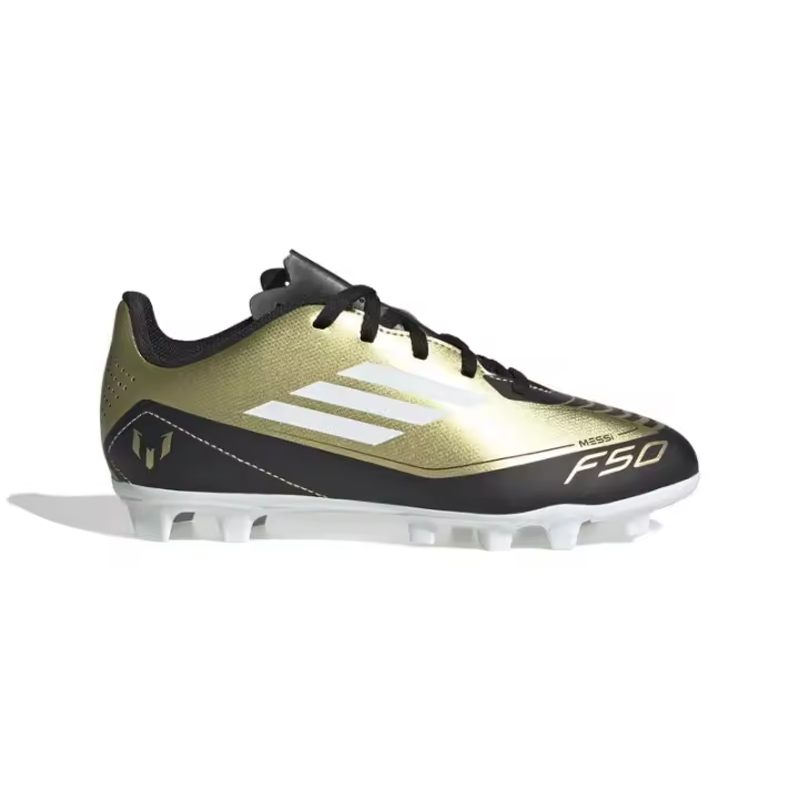 Adidas Botas De Fútbol Adidas F50 Club Messi Infantil Oro/blanco - 1