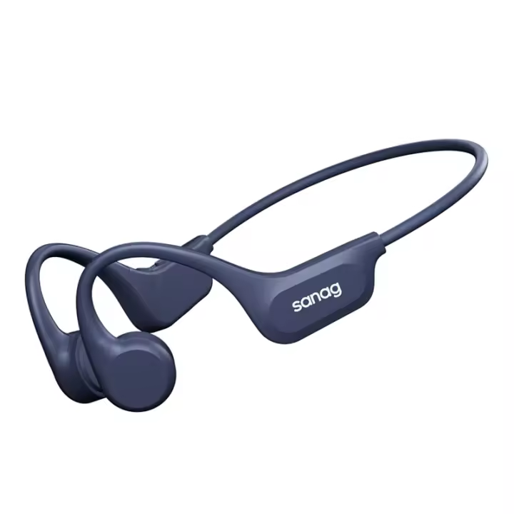 Sanag B60SProMax Auriculares Inalámbricos De Conducción Ósea Verdadera 64GB Reproducción MP3 Local Offline Ideal Para Natación Y Ciclismo - 1