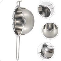 Pote De Cera De Vela De Acero Inoxidable Para Derretir Chocolate Y Caramelos Con Manija Resistente Al Calor Accesorio Para Fabricación De Velas - details 2