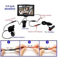 RH-B03 5,0 pulgadas Pantalla Bebe Coche Monitor Cámara para Bebe asiento - details 2