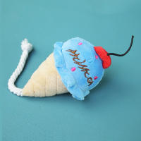 Juguete Interactivo Para Perros Super Pet En Forma De Helado Que Hace Sonidos Juguetes De Peluche Para Interior Y Exterior - details 3