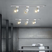 Spotlight De Techo LED GU10 Ajustable En Ángulo Multi Para Decoración De Habitaciones Sala De Estar Bares Tiendas Luz De Tramo De Rail Material De Aluminio - details 12