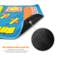 Alfombra Olfativa para Perros Juego Entrenamiento de Inteligencia Juguete Interactivos Snuffle Mat para Perros Estera de Alimentación Portátil Color al Azar BPS-9924 - details 1