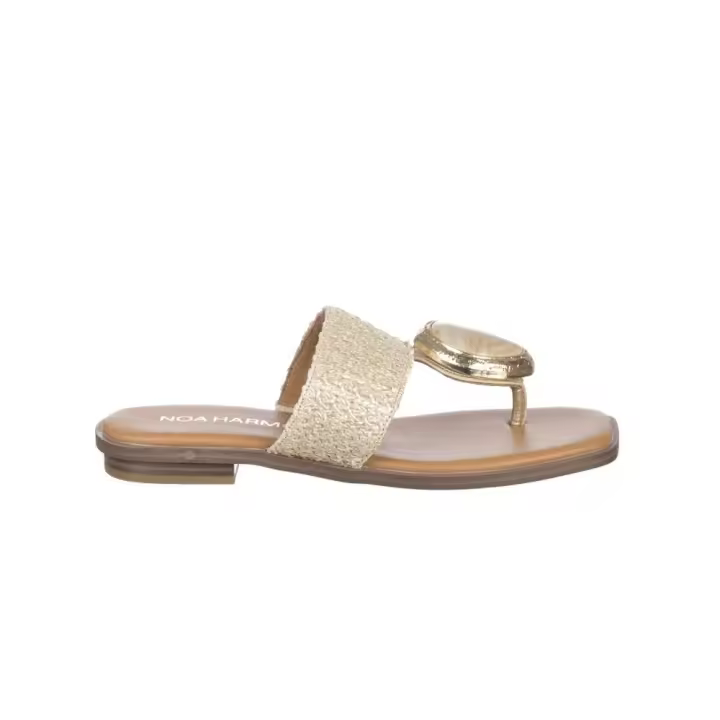 Sandalias Planas Noa Harmon 9970 Mujer Oro - 1