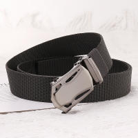 Cinturón Para Hombre Con Hebilla Automática De Moda Durable Y Secado Rápido Para Deportes Al Aire Libre 3.5cm Material Plástico Y Lona - details 2