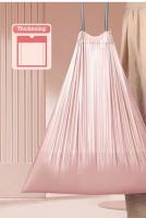 Bolsas De Basura Con Cordón Gruesas De Gran Capacidad Para Cocina Uso Doméstico Desechables Bolsas De Residuos Manuales Rosa - details 1