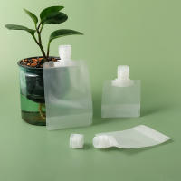 Set De 3 Bolsas De Maquillaje Reutilizables De Papel Kraft Transparente Y Adecuadas Para Viajes Con Taponamiento De Succión Auto-soportante De 30/50/100ml - details 7
