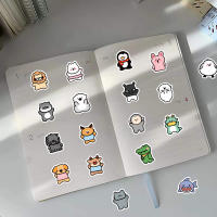 100PCS Pegatinas De Dibujos Animados Lindos Y Mixtos Para Bicicleta Libreta Y Estuche De Lápiz Decoraciones De Papel Sintético - details 3