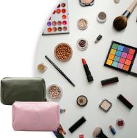 2 piezas pequeñas bolsas de cosméticos impermeables artículos de maquillaje Bolsa de viaje Bolsa de almacenamiento - details 3