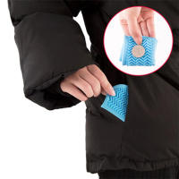 Cubrezapatos De Silicona 2PC Impermeables Reutilizables Anti-deslizantes Para Día Llovido Unisex Accesorios De Clima Para Exterior - details 2