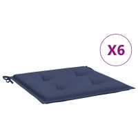 vidaXL Cojines para muebles palets 6 uds tela 50x50x3 cm Cojín Decorativo de Asiento Cojines de muebles de salon - details 0