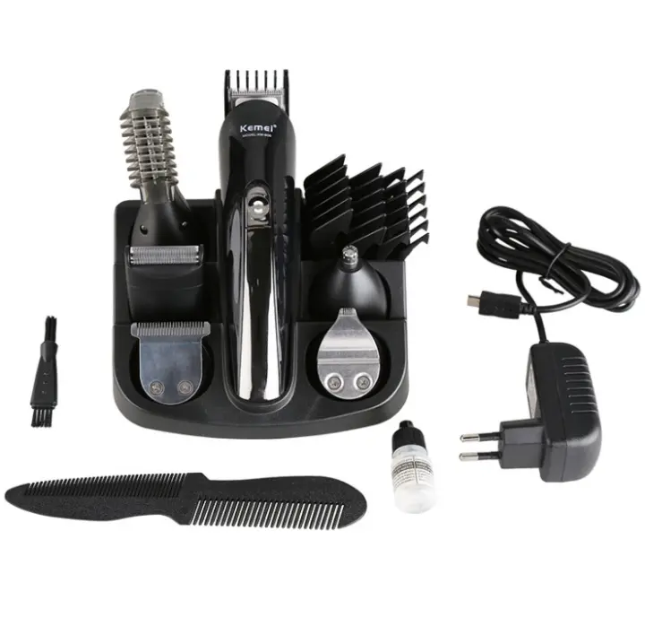 Cortadora de pelo KM-600/Kemei, afeitadora de vello nasal, cuchilla multifunción, juego lavable, cortadora de pelo eléctrica - 1