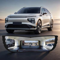 Espejo Retrovisor Para Coche Con Amplio Ángulo De Visión HD Vidrio Ovalado Para SUV Van Camión Vehículo Espejo Interior Antigolpes - details 9