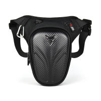 Bolsa De Cintura Impermeable Para Motocicleta Con Carcasa Rígida Para Hombres Bolsa De Pierna Casual Para Exteriores Moto Y Biker - details 2