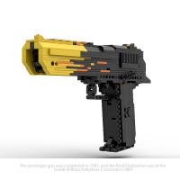 Pistola Desert Eagle De Bloques Constructibles 1.0 Disparo Single Shot Modelo MOC Juguetes Para Niños Regalos De Navidad - details 3