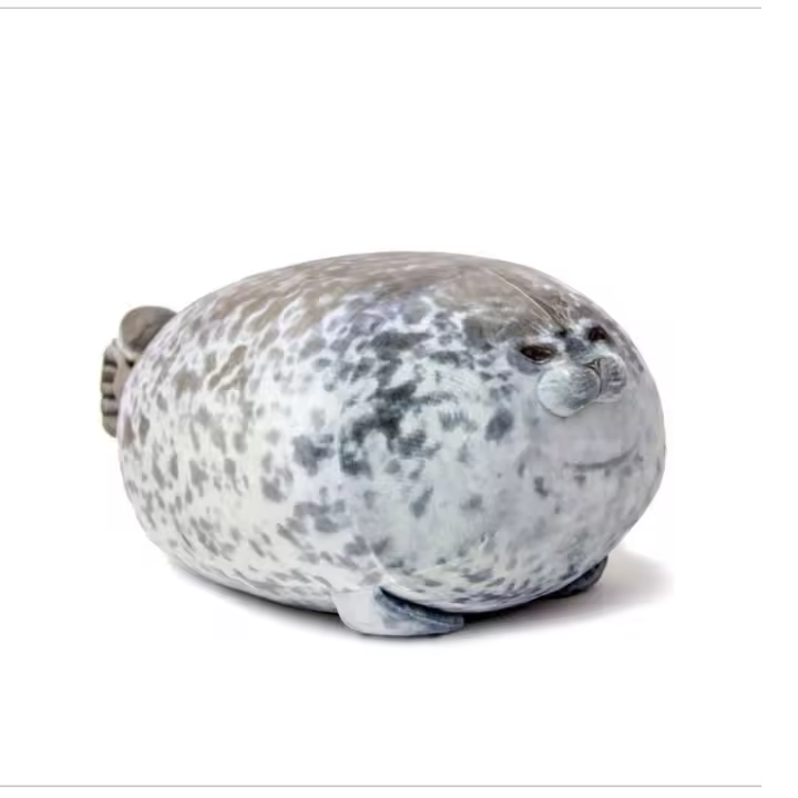 Almohada de muñeca de foca de simulación para acuario, popular almohada suave para acuario, juguete de peluche - 1