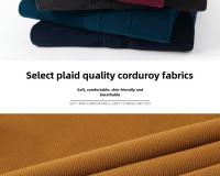 Camisa Larga Para Hombre Córdón Casual Otoño Invierno Color Sólido Cómodo Suave Moda Simplicidad Algodón Estilo Casual Cuello Cuadrado Botones Sencillos - details 1