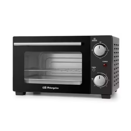 Horno de Sobremesa Orbegozo HO 985/ 800W/ Capacidad 10L/ Negro - 1