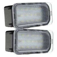 2pcs Luz De Placa De Matrícula LED 12V 18 Leds Blanco Lámpara De Señal Para Ford FOCUS MK II FIESTA MK VII MONDEO Sin Errores - details 1
