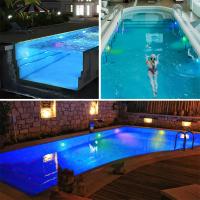 Luz Submersible Recargable RGB Para Piscina Con Control Remoto Impermeable Para Decoración De Bañera Fuente Luz LED De Batería Incluida Protección IP68 - details 10