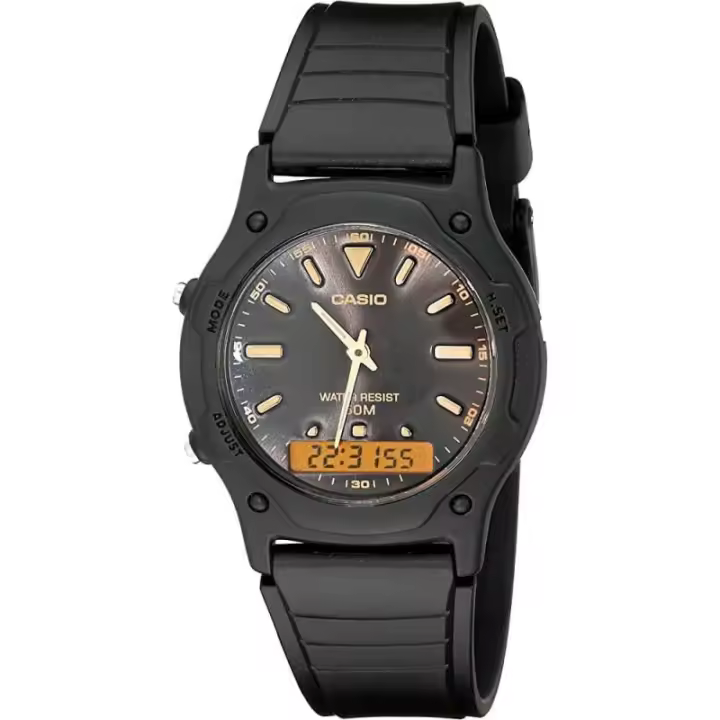 Casio Aw-49he-1a  Reloj Para Para Hombre Color Negro - 1