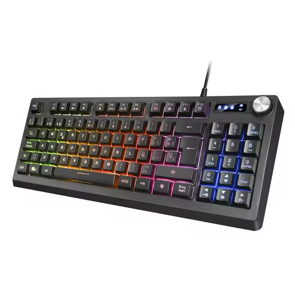 TECLADO GAMING MARS GAMING MKREVO - 1