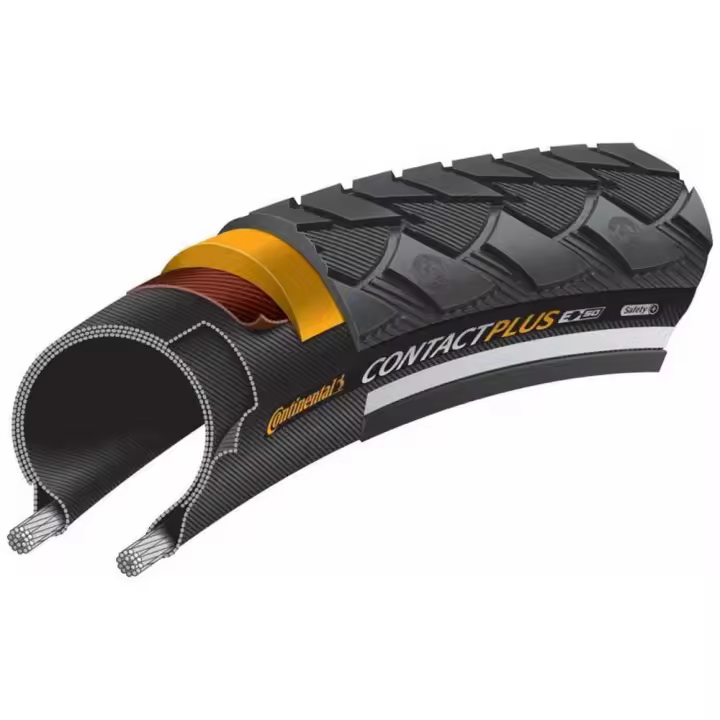 Continental Cubierta Urbana Contact Plus Reflective 26´´ X 47 - 1