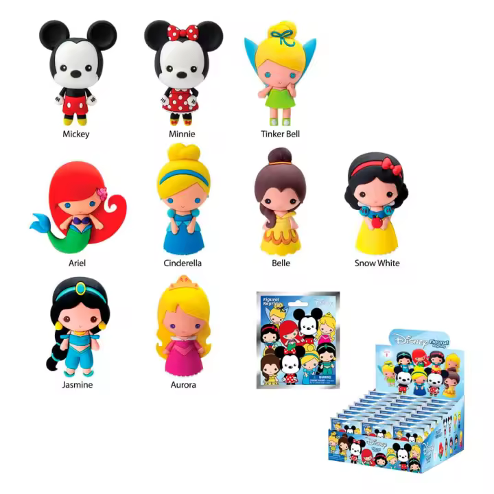 Llavero Disney series 1 sobre sorpresa - 1