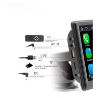 Reproductor multimedia para coche 7» HD IPS 📱 | GPS integrado 🗺️ | Bluetooth 5. 0 📶 | CarPlay/Android Auto inalámbrico 🔗 | MP5/USB/SD 🎵 | FM 🎙️ | Cámara trasera 4LED 📷 | Para todos los coches 🚘 | CarPlay/Android Auto - details 2