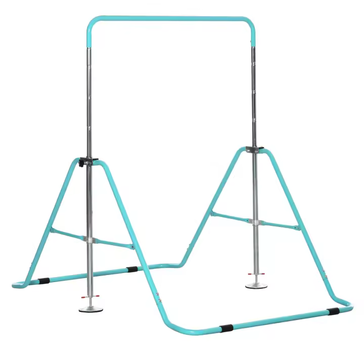 Estación de Gimnasia en casa para niños con Barra Horizontal Plegable y Ajustable en Altura - 1