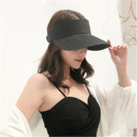 Sombrero De Playa Plegable Para Mujer Sombrilla De Verano Protección Solar Algodón Y Lino Estilo Casual Gorro De Paja Ancha - details 7