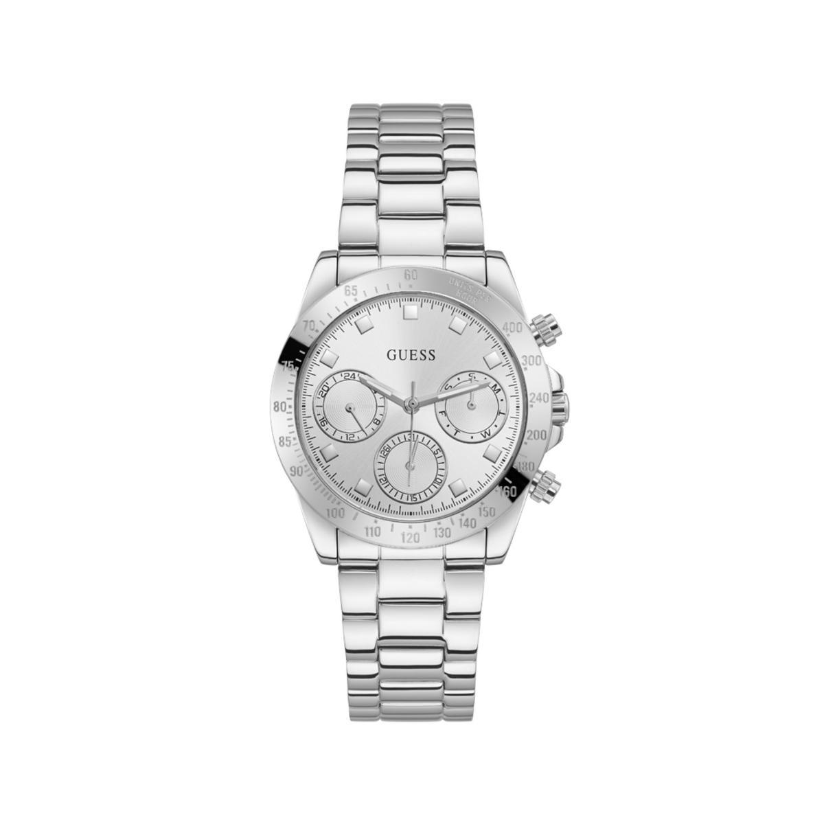 Guess Reloj Mujer Analogico Cuarzo con Correa de Acero inoxidable GW0314L1