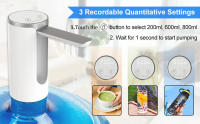 Dispensador De Agua LED Con Pantalla Táctil 3 Configuraciones Cuantitativas Bomba De Agua Tipo C Cargado Plegable Dispensador De Agua - details 1