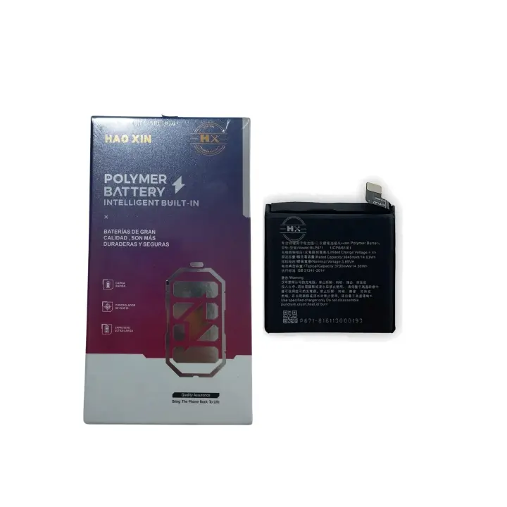 Batería BLP671 para Oppo Find X 3730mAh Hao Xin Tech - 1