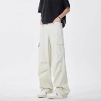 Pantalones Casuales Para Hombre Impermeables Y Antigolpes Con Multiple Bolsillos Estilo Militar Cierre De Cremallera Pierna Recta Para Primavera/Verano - details 5