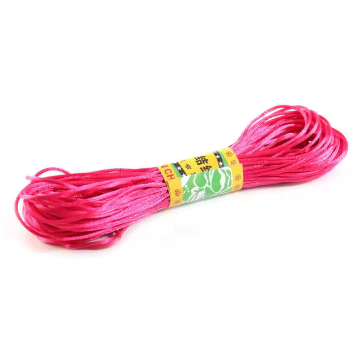 Hilo De Seda Chino Tejido 20m Multicolor 1.5/2mm Nylon Para DIY Joyería Collares Pulseras Encuentros De Cuentas - 1