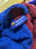 Barça - Albornoz FC Barcelona Adulto o Infantil  Bicolor Escudo Bordado Alta Calidad Producto Oficial Algodón De 2 a 16 años Culé - details 2