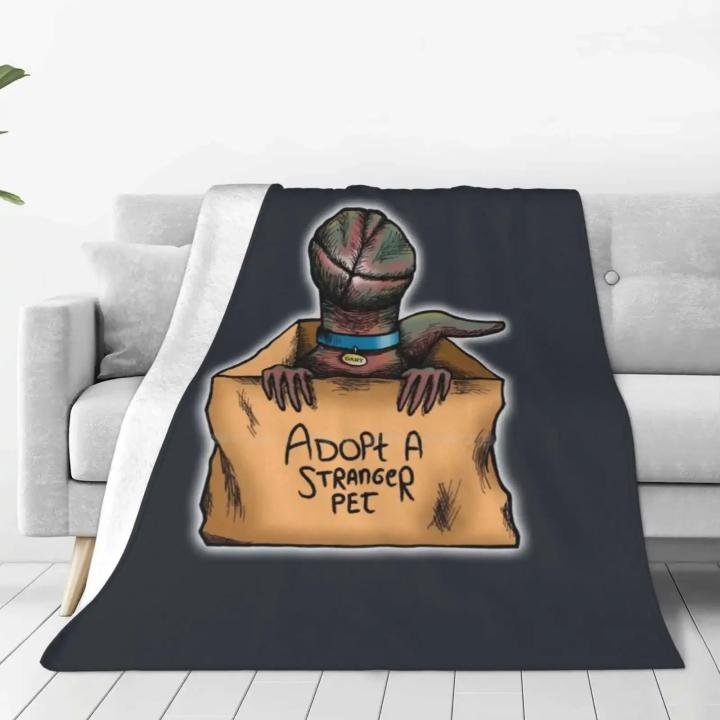 Manta De Flannel Suave Y Delgada Diseño Creativo De Un Extraño Demogorgon Demodog Demoperro Spanking Mind Flayer Eleven Para Adultos