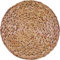 Juego de 4 manteles individuales, manteles individuales with Textil de Jacinto de Agua natural - details 1