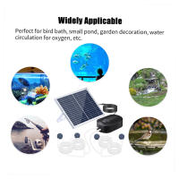 Bomba De Oxígeno Solar 10W Con Tubo Y Piedra De Aire Soporte Para Acuario Aerator De Oxígenación Ajustable En 3 Modos - details 4